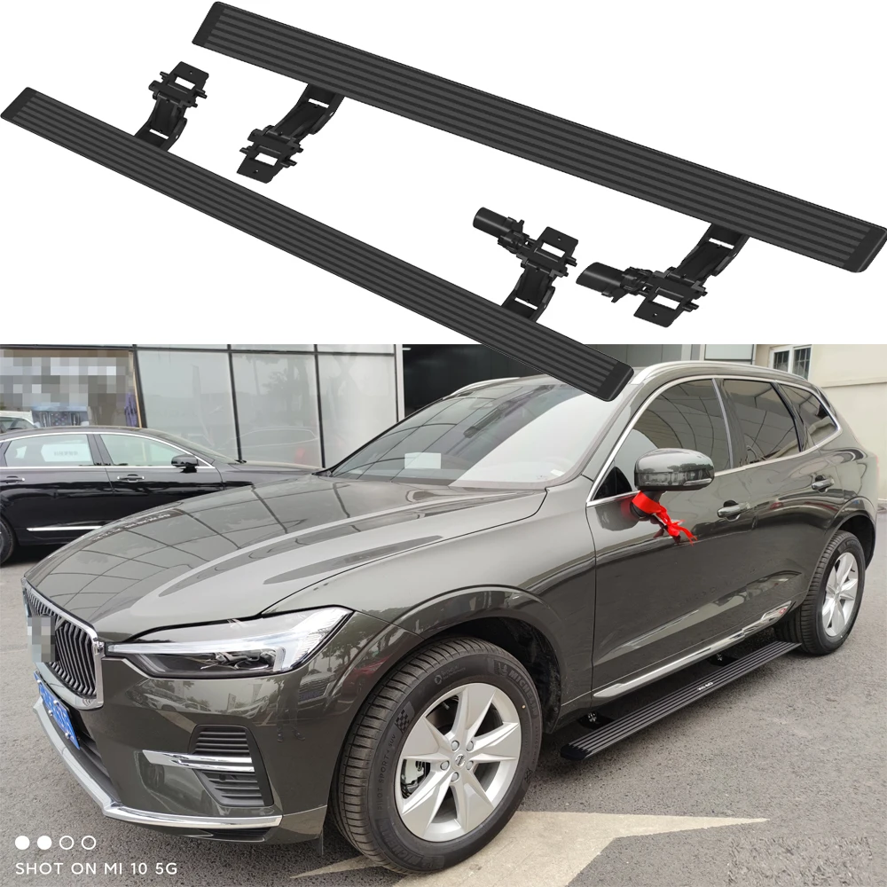 Electric Side Step Deployed Running Board for Volvo XC60 2018+ Power Retractable Side Bar