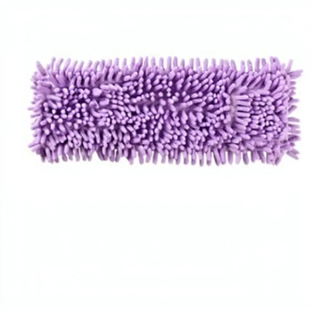 Chenille Flat Mop Replacement Head Stainless Steel Pole Easy Cleaning Mop For Home Floor Dust Removal Hands Free Design
