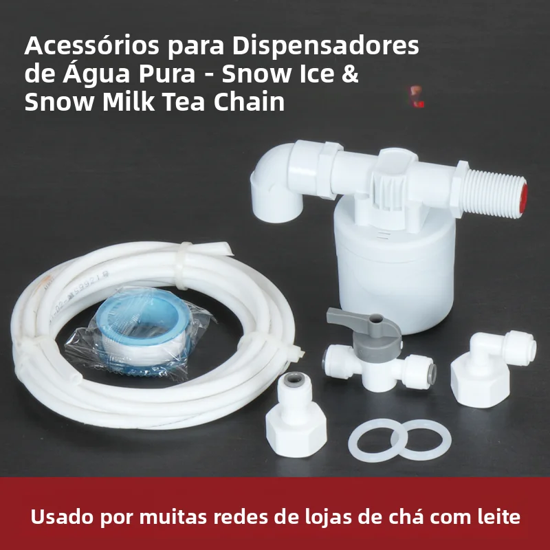 自動純水バケツ部品-ミルクティーショップ給水バレルアクセサリー-中華風ノーブランド断熱バケツ