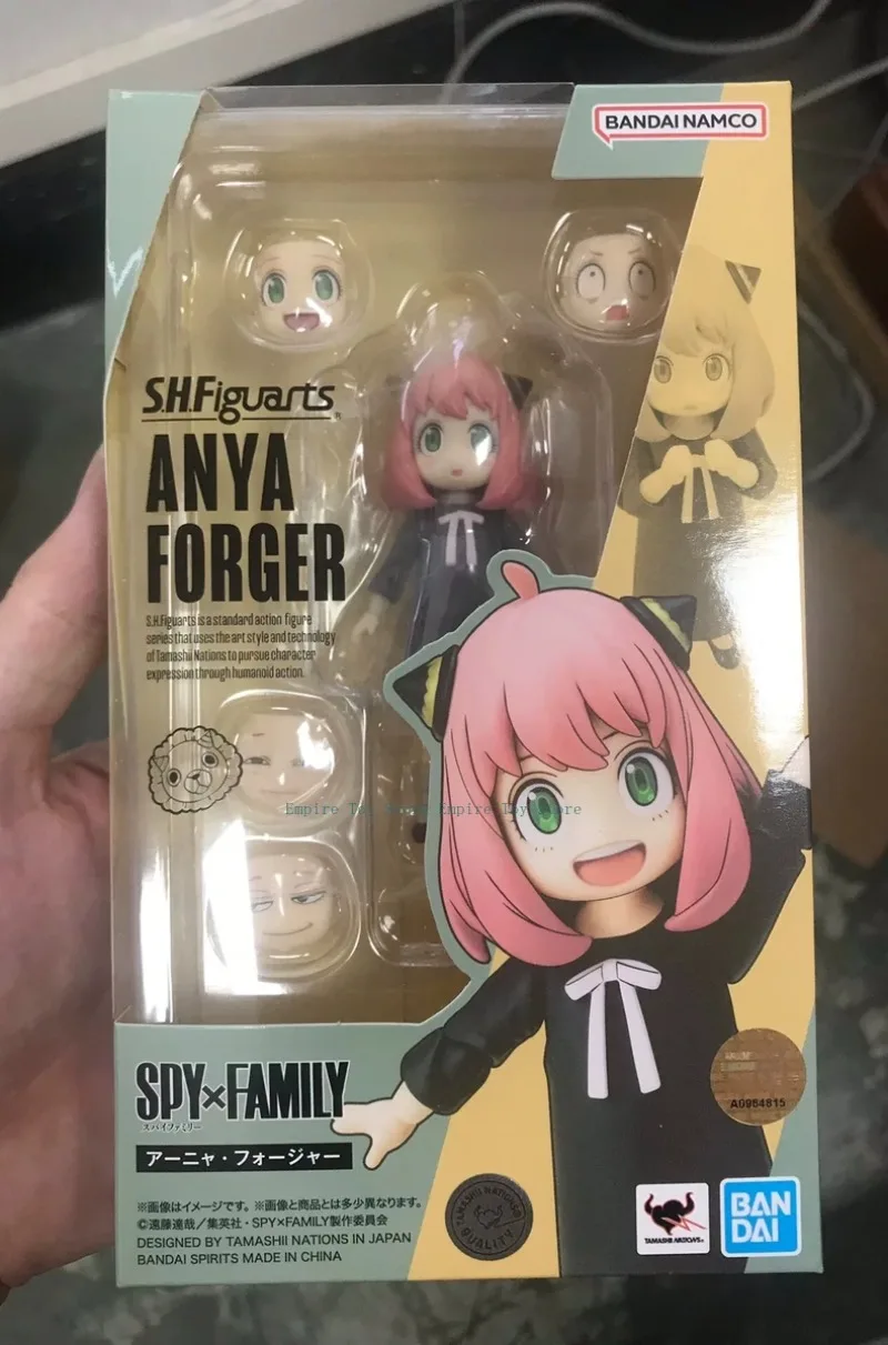 【In‑stock】Bandai SHF SPY×FAMILY Casual Attire Anya Forger Collectible Anime Action Figure Model Toy DT