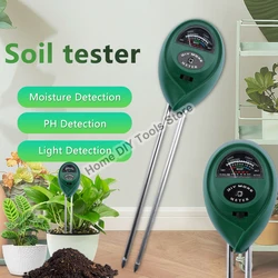 3 In1 Umidità Luce Solare PH Meter Acqua del suolo Acidità Luce PH Test da Giardino Piante Fiori Tester Umido