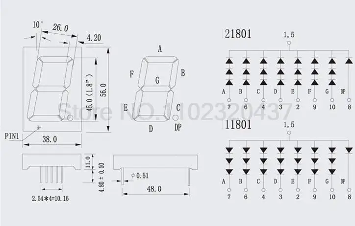 Display LED verde puro, tubo digital, plástico, metal, cátodo comum, Nixie Tube, 1.8 in, 1 bit, 7 Segment, 1.8 in, 1.8 in, 1.8 in, 1.8 in, 1.8 in