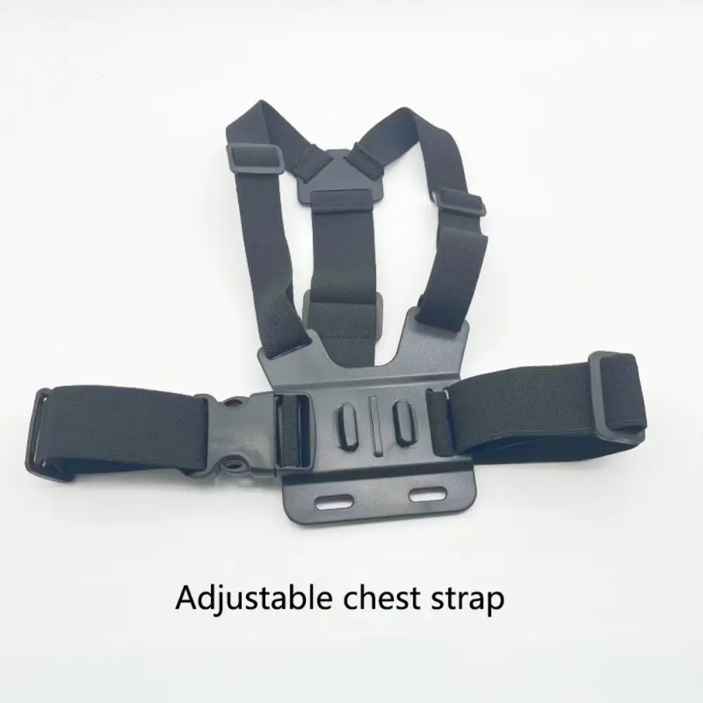 Adjustable Phone Chest Harness Holder Release of Hands Strong Stability Chest Strap Fixation Bracket Anti-slip Rotating