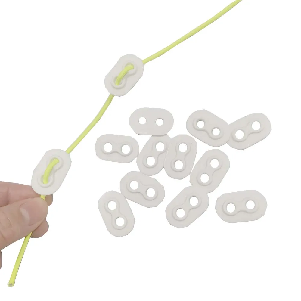 

Пластиковая противоскользящая пряжка в виде свиного носа, аксессуары для одежды, аксессуары для обуви и шапок, пуговица, пряжка для регулировки веревки с двумя отверстиями, 100 шт.