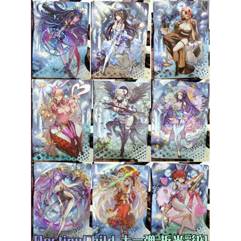 Anime Character Di Collection Kamanaki Sarana Kano Mikuna Kano Yosuba Laser Flash Card Boy Game Toys Christmas Birthday Gifts