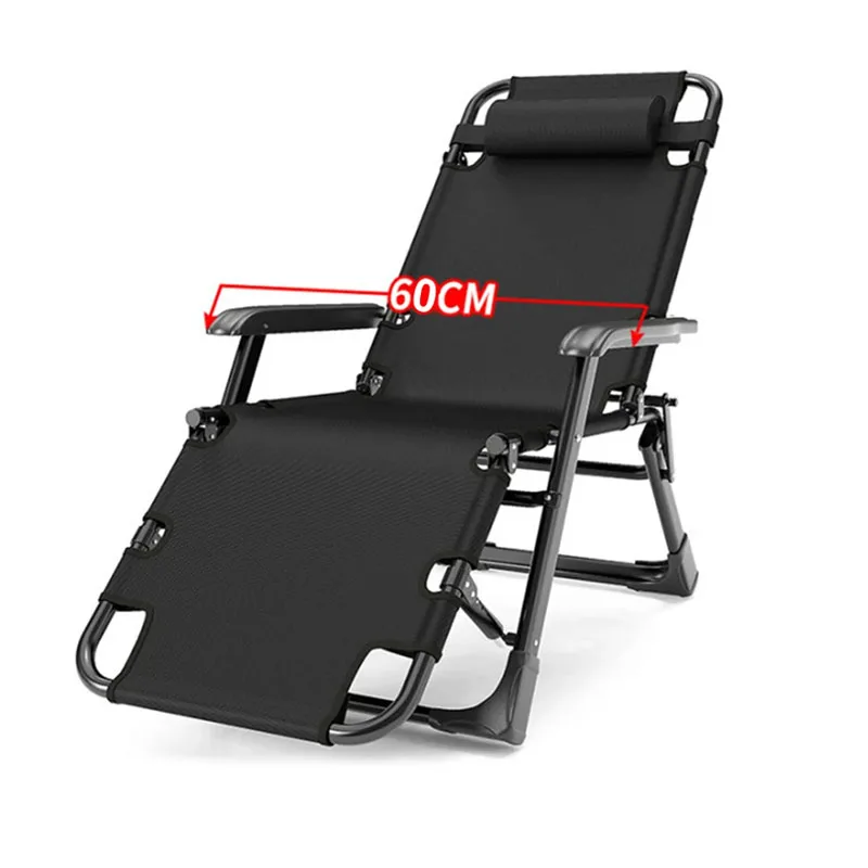 Portable folding bed office lunch break leisure backrest bed backrest chair office living room lazy person folding bed