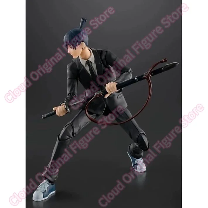 Auf Lager 100 % Original Bandai SHF S.H.Figurats Chainsaw Man – Hayakawa Aki Actionfigur Modell Spielzeug Sammlung Puppengeschenke Hobby