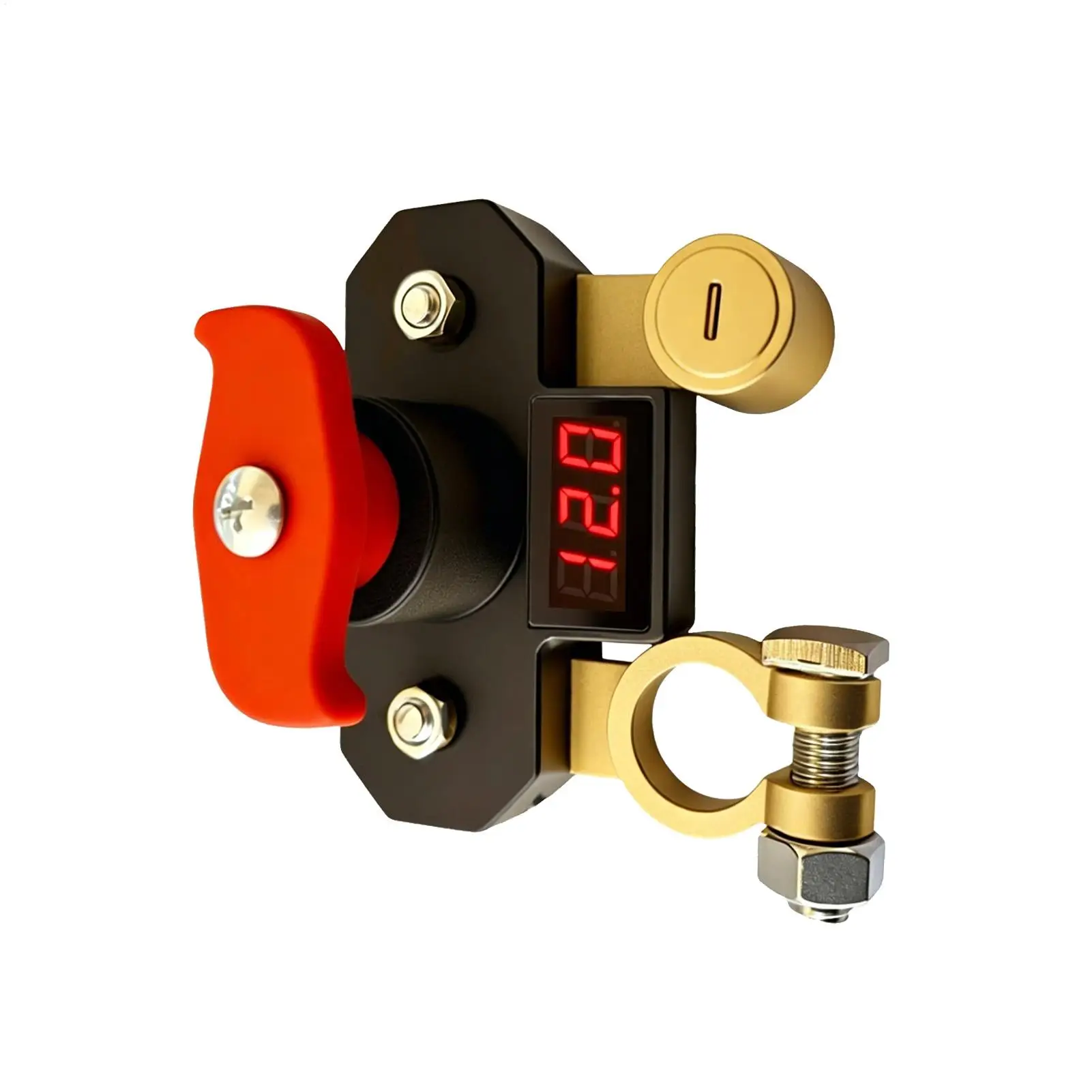 Car Battery Cut Off Isolator 12V 24V High Conductivity Digital Display ATV Battery Shut Off Isolator For Car RV Boat Bus Van