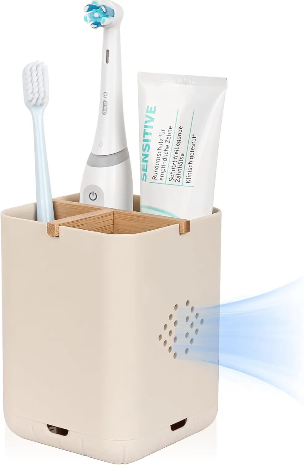 حامل فرشاة الأسنان للحمامات، حامل فرشاة الأسنان الكهربائية للأطفال، منظم فرشاة الأسنان ومعجون الأسنان لسطح الطاولة #1