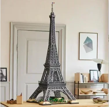 10001Pcs Tower Bulding Blocks 1.5M Compatible 10307 Tall Model Bricks PARIS Architecture for Birthday Kids Gifts Toys