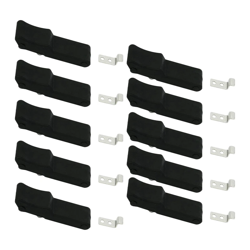 

10X Flexible Soft Black Rubber Draw Latch for Cooler, Boat Compartment,Cargo Box for Polaris Sportsman 7081927