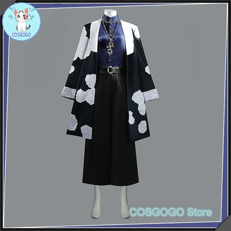 COSGOGO [Customized] Nijisanji Vtuber Leos Cosplay Costume Halloween Outfits Women New Suit Cloak Pants Kimono Coat Shirt