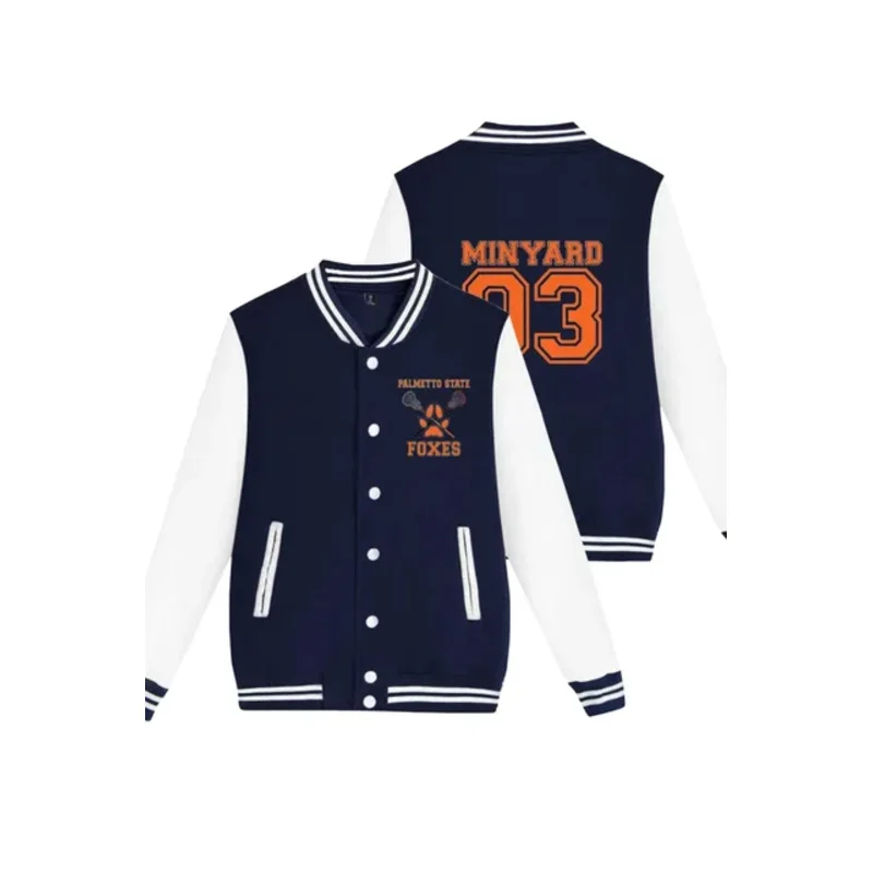2022 The Foxhole Court Palmetto State Foxes Lacrosse Jersey Cosplay Unisex Jacket Unique Trend Fashion Baseball Uniform Clothes