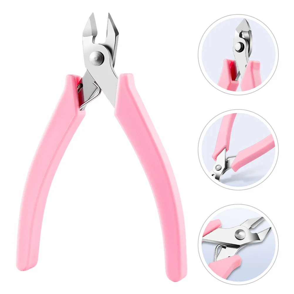 

Professional Nail Art Plier High Toughness Stainless Steel Nail Jewelry Remover Small Portable Manicure Decor Removing Tool