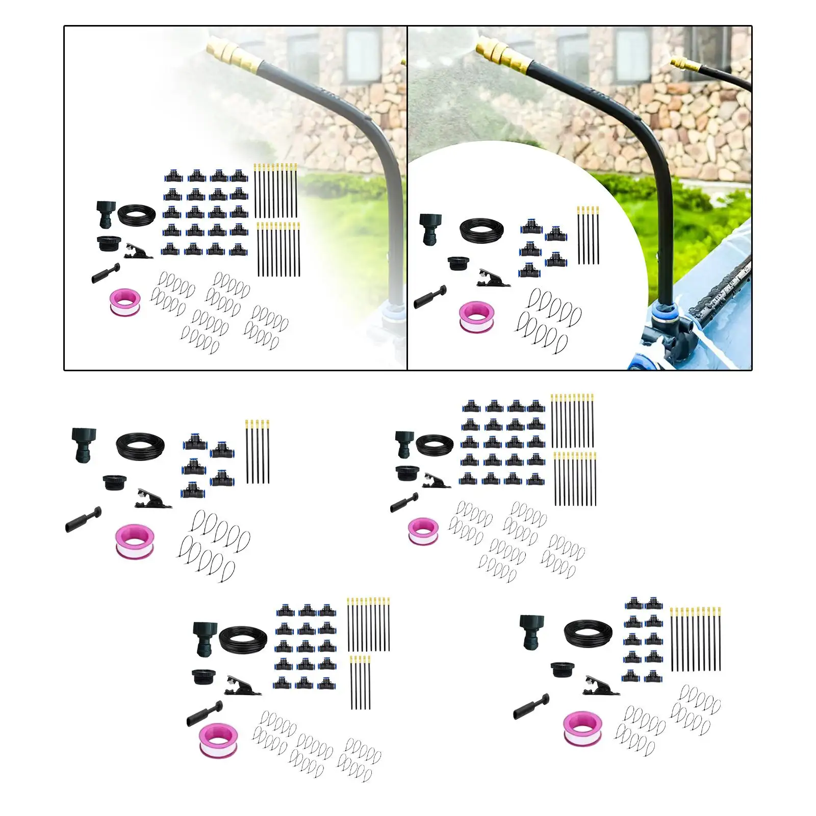 

Misting System Self Watering System Greenhouse Farm Automatic Irrigation Kit