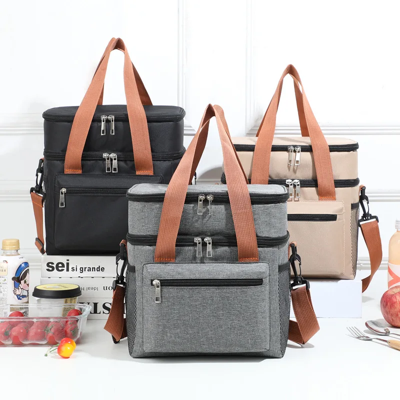 

Новая изолированная сумка для обеда — портативная ручная сумка через плечо для офисного пикника