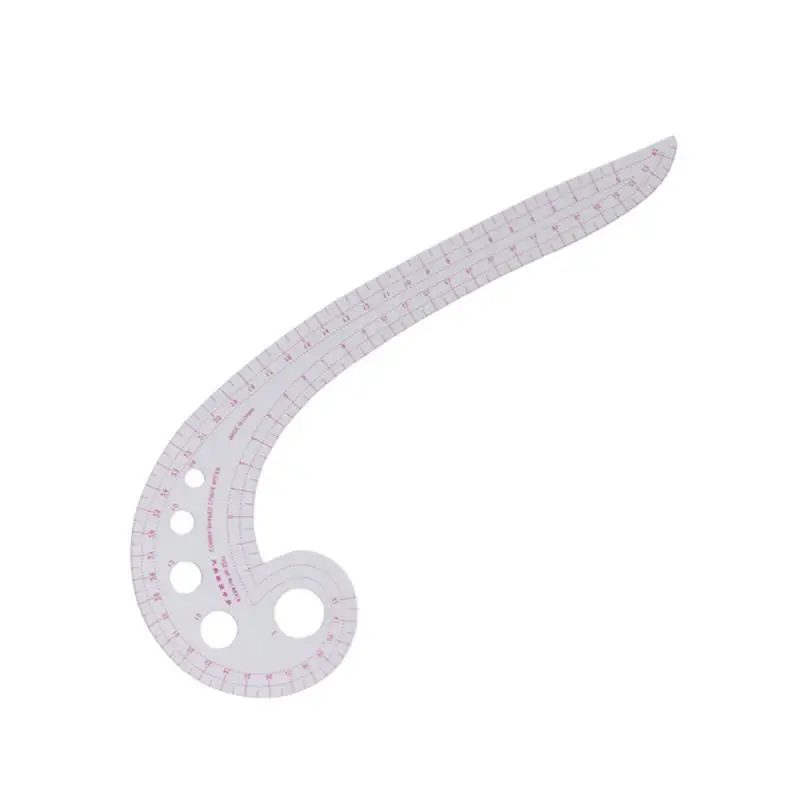 Multifunction 6501 Plastic French Curve Sewing Ruler Measure Tailor Ruler Making Clothing 360 Degree Bend Ruler Tools
