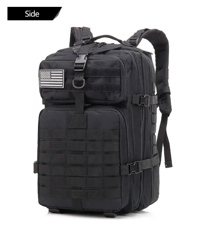 45L Taktische Rucksäcke für Männer, Reisetaschen, Outdoor 3P Schulrucksack, EDC Molle Rucksack für Trekking, Jagdtasche, Campingausrüstung – Detail 8