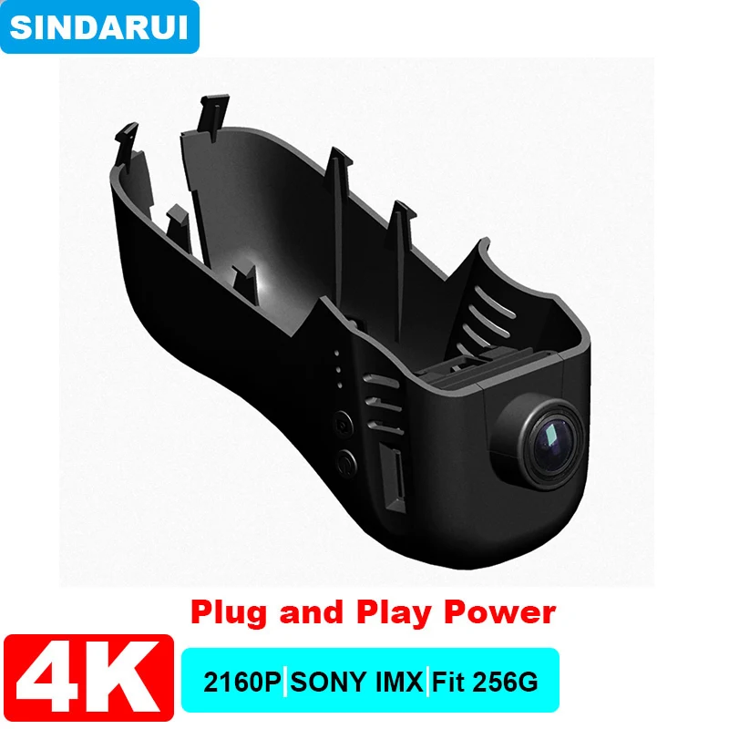 

4K 2160P Plug and Play Car DVR Wifi Dashcam Dual Lens Video Recorder For Volkswagen Touareg 2014 2015 2016 2017 By APP Control