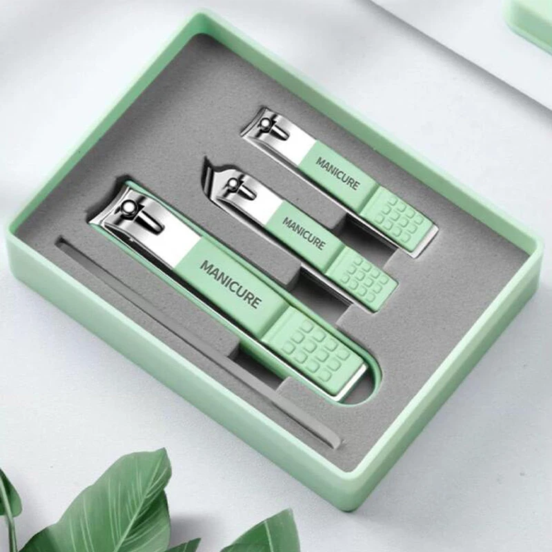 4 Pcs Manicure Kit Set Nail Scissors Set Nail Clippers Metal Nail Manicure Portable Nail Trimmer Set Grooming Kit Nail Trimming