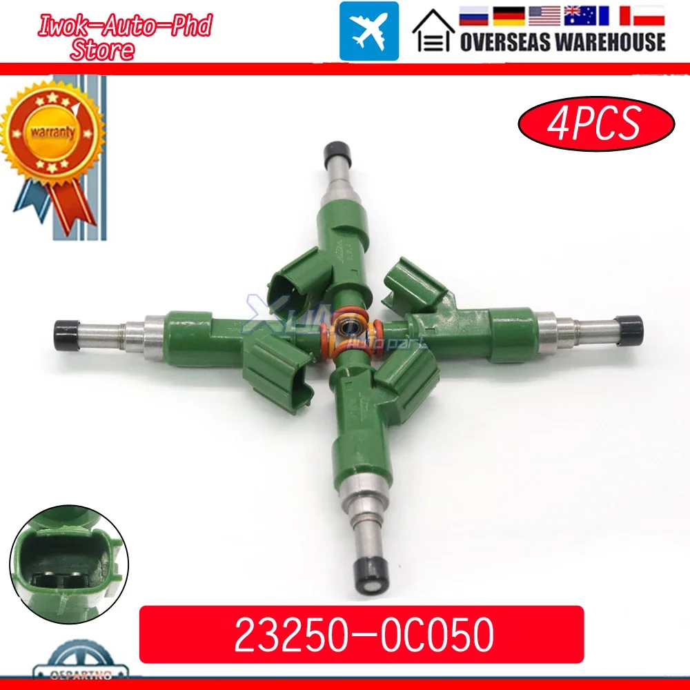 

Форсунка топливного инжектора 23250-0C050 для Toyota Hilux Land Cruiser Prado Fortuner Tacoma Hiace Coaster Innova 4runner 2693cc 2.7L