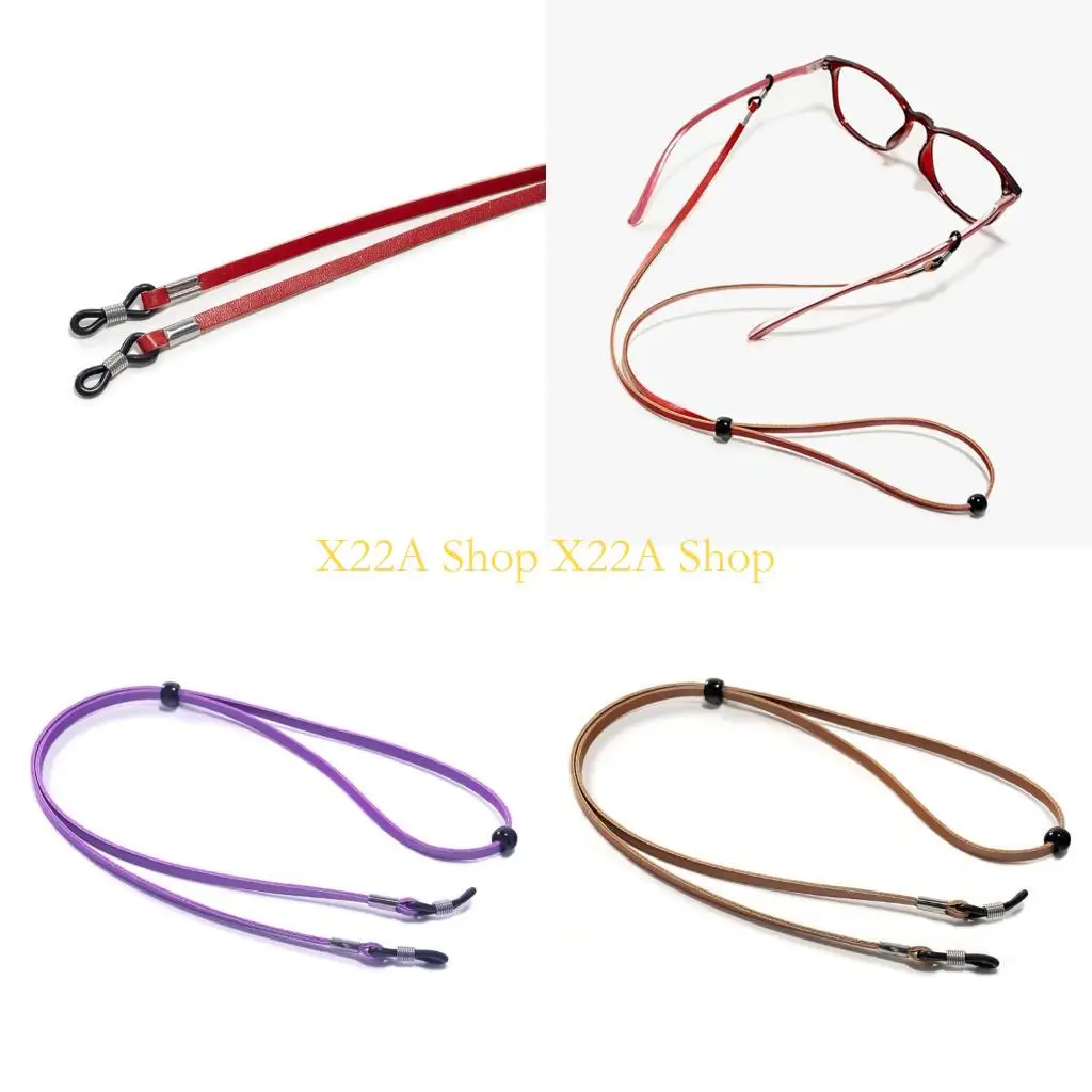 Unique 8pcs Eyeglass Chain Adjustable Eyeglasses Antilost Strap For Reading Glasses