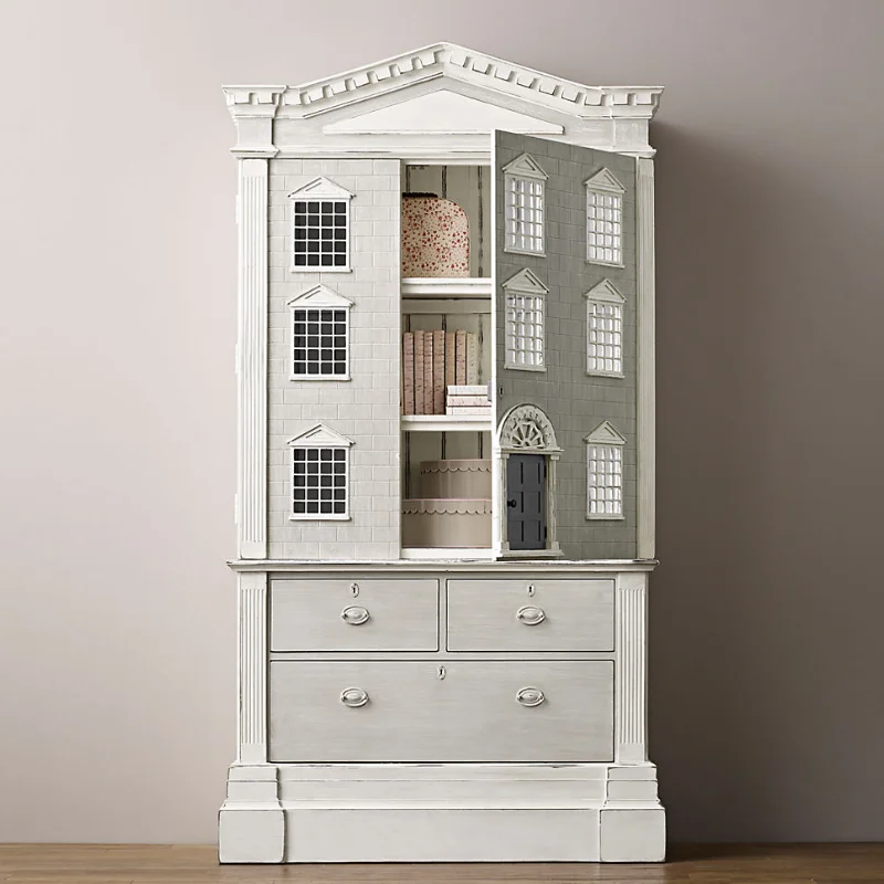 Solid wood bookcase, combination children's locker