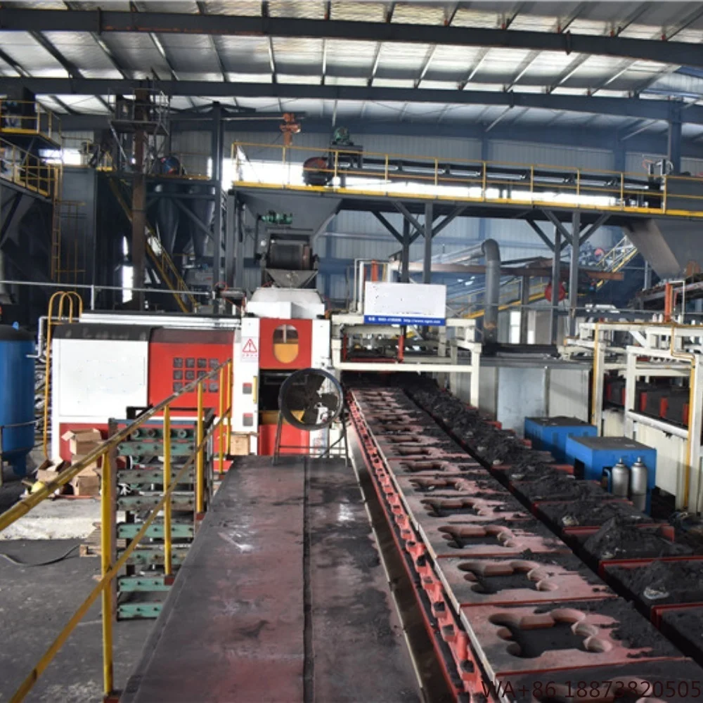 Machine de moulage Machine de moulage automatique horizontale, sable continu sans flacon