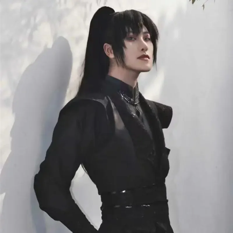 

DY20Anime Er Ha Mo Ran Cosplay Costumes Tian Guan Ci Fu He Xuan Mo Ran Cosplay Costume Shoes Wig Prps For Women Men Halloween Pa