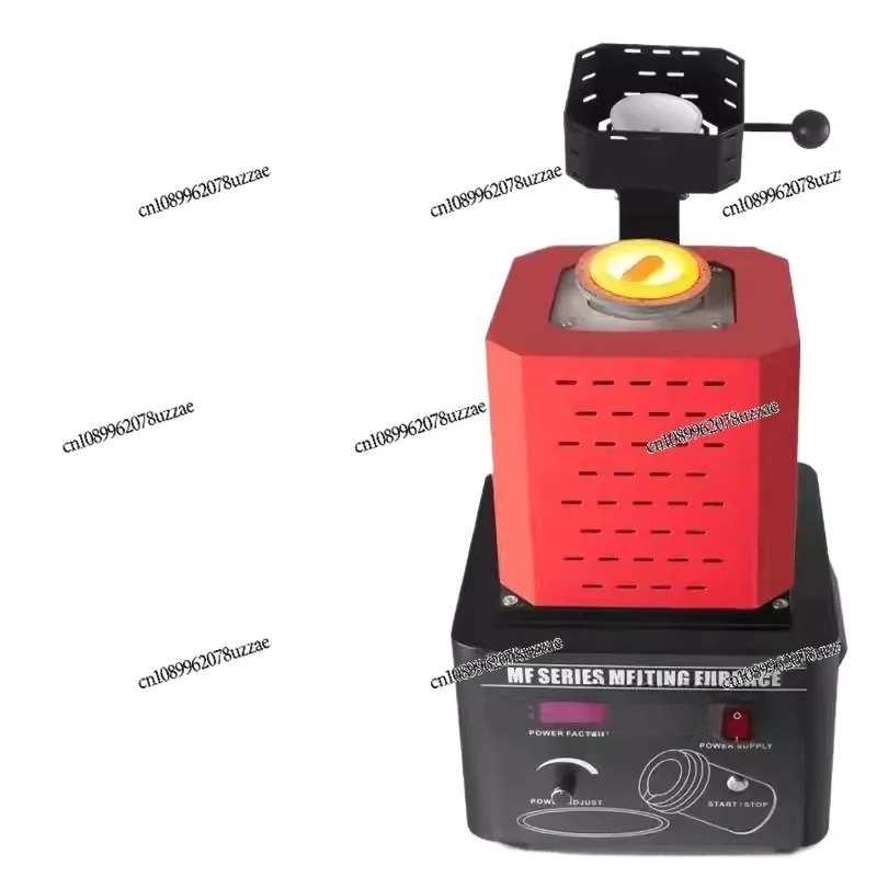 Intermediate Frequency Gold Melting Furnace 1600 Degree High Temperature, Silver, Copper, Iron and Aluminum  Dissolving Machine