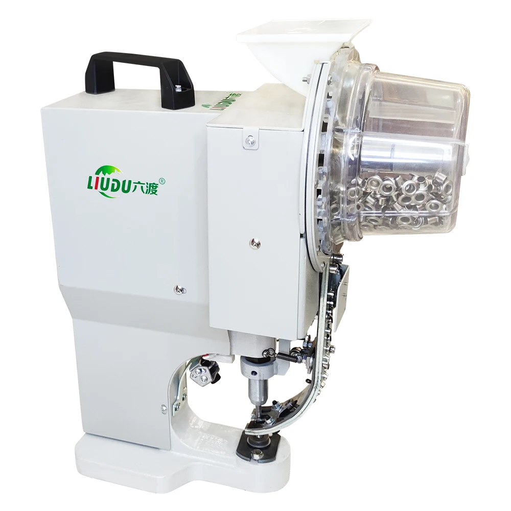 Semiauto Grommet Machine Automatic Eyelet Puncher Hole Punching Equipment for Advertising Paper Tarpaulin Tags