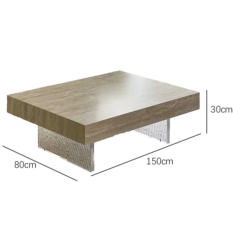 طاولة القهوة الفاخرة الشمال الرخام الحديثة الرجعية تخزين طاولة جانبية كلاسيكية ريفي ميسا دي سنترو دي سالا أثاث غرفة المعيشة