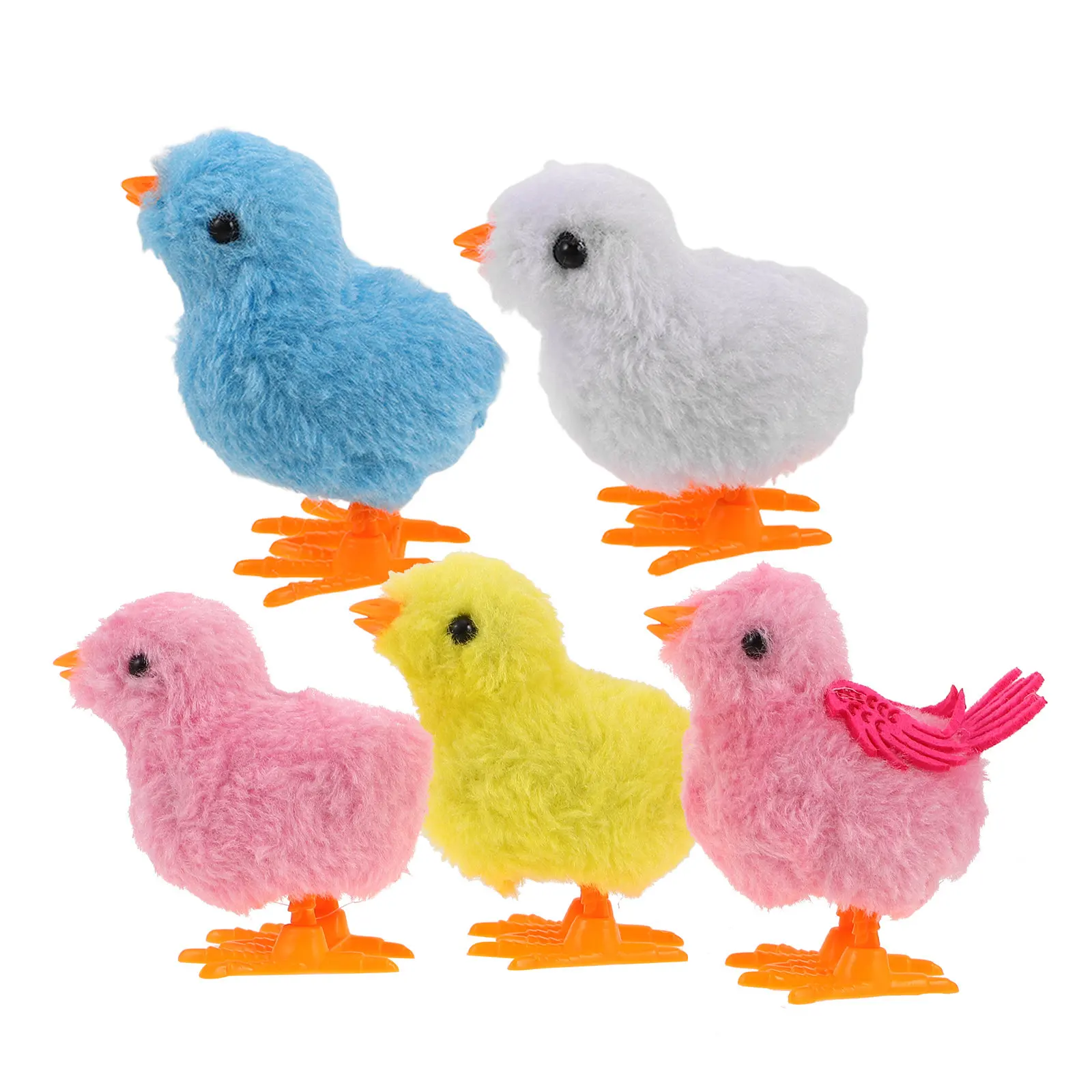 

Набор из 5 заводных цыплят: реалистичные ходячие цыплята для мальчиков и девочек - забавные сувениры для вечеринок, игрушки для детей, прыгающие животные-реквизит для игр