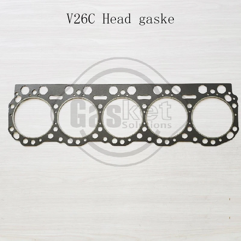 For HINO Engine parts V26C Head Gasket non-asbestos Graphitea set of two pieces