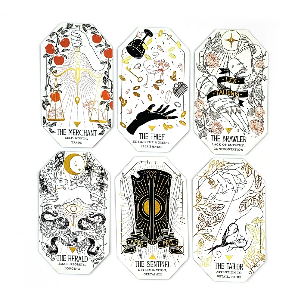 새로운 오라클 카드 가족 파티를 위한 60장의 카드 레저 엔터테인먼트 보드 게임, 영적 지도 및 수집가에게 적합