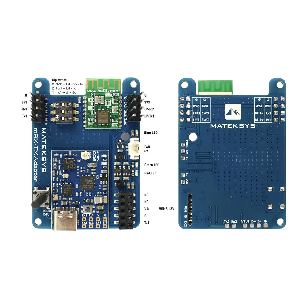 MATEK MATEKSYS MLRS MAVLINK 900MHZ TX MODULE KIT MR900-30-TX / MLRS MAVLINK 900MHZ RECEIVER MR900-30-RX For long Range RC Drone