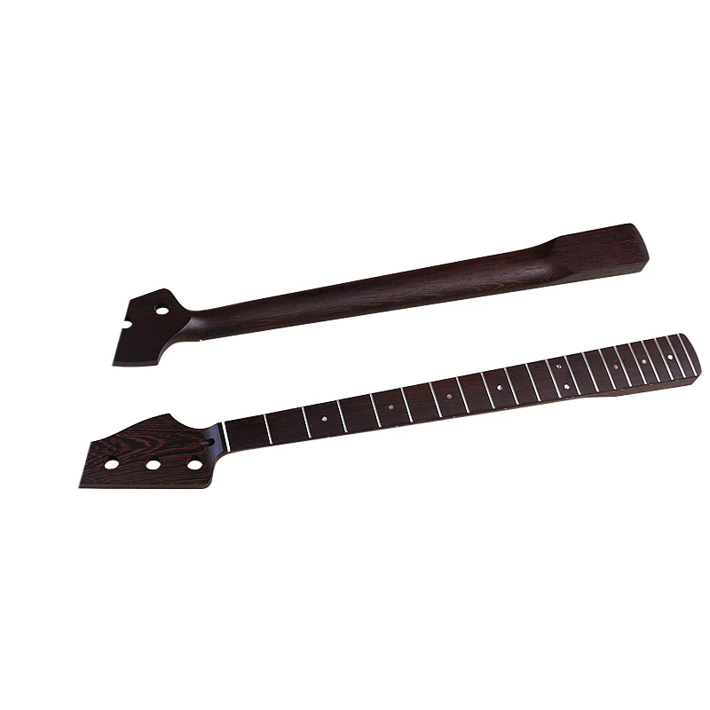 

4 String Electric Bass Guitar Neck Wenge Guitar Neck 20 Frets Bass Guitar Neck 64mm Heel Width Good Handicraft