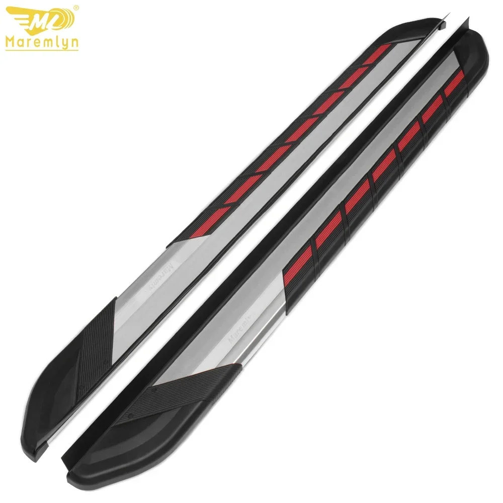 

Maremlyn Car exterior Accessories Side Pedal Nerf Bar Auto Body Kit Aluminum Alloy Universal SUV Running Board Side Step For Car
