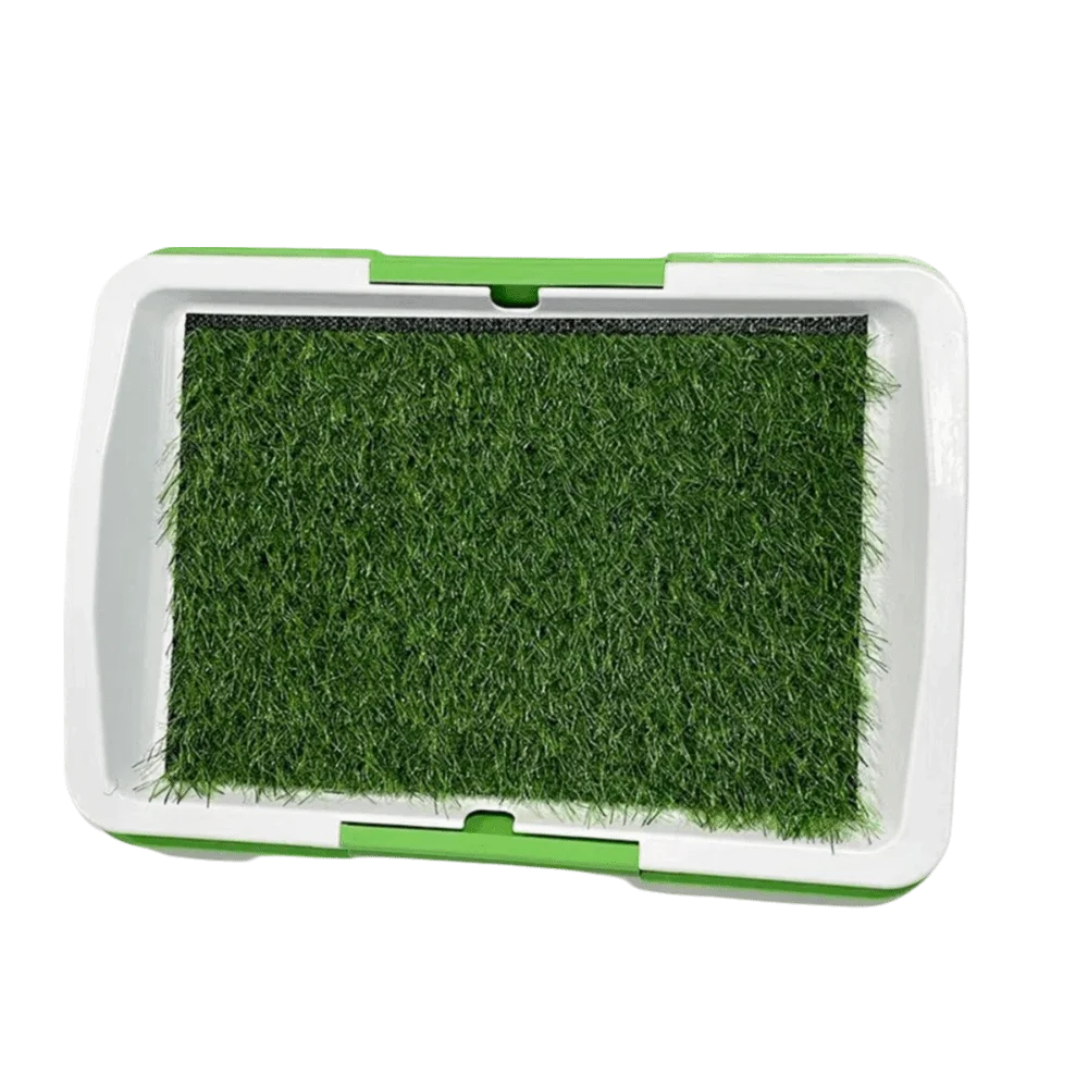

Absorbent Removable Dog Potty Toilet Anti-Splash Reusable Pads Urinary Grass Mat Non-slip Simulated Lawn Dog Toilet Indoor
