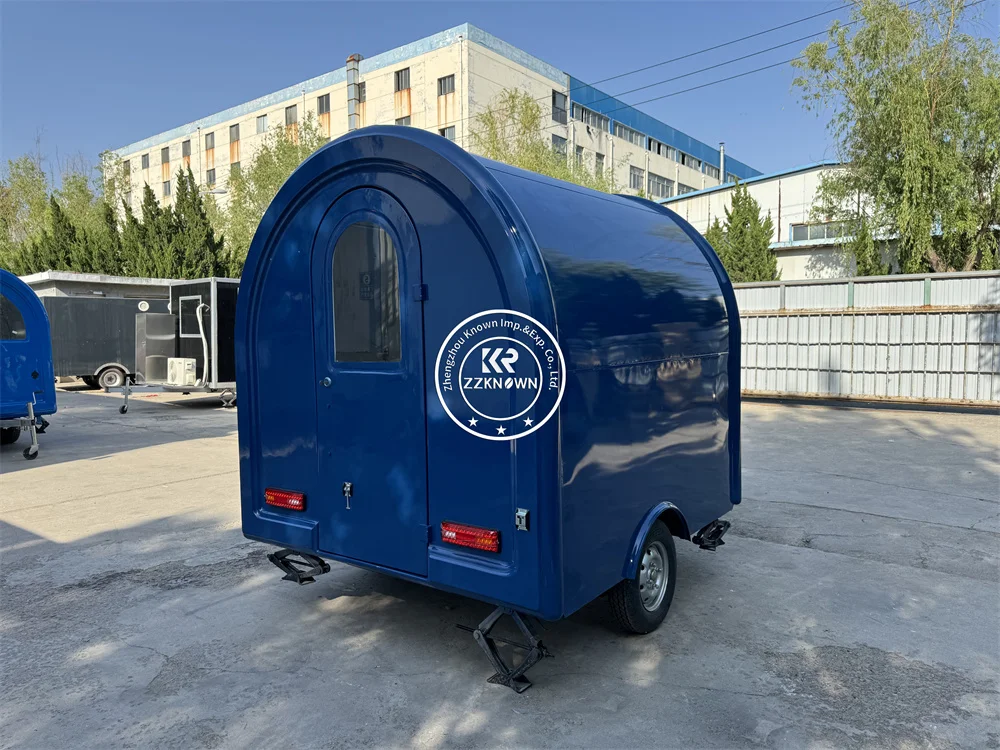 Rimorchio per alimenti Concessione da cucina mobile Carrello per alimenti Van Carrello per snack per pizza Chiosco per gelato Caffetteria Attrezzature complete personalizzate