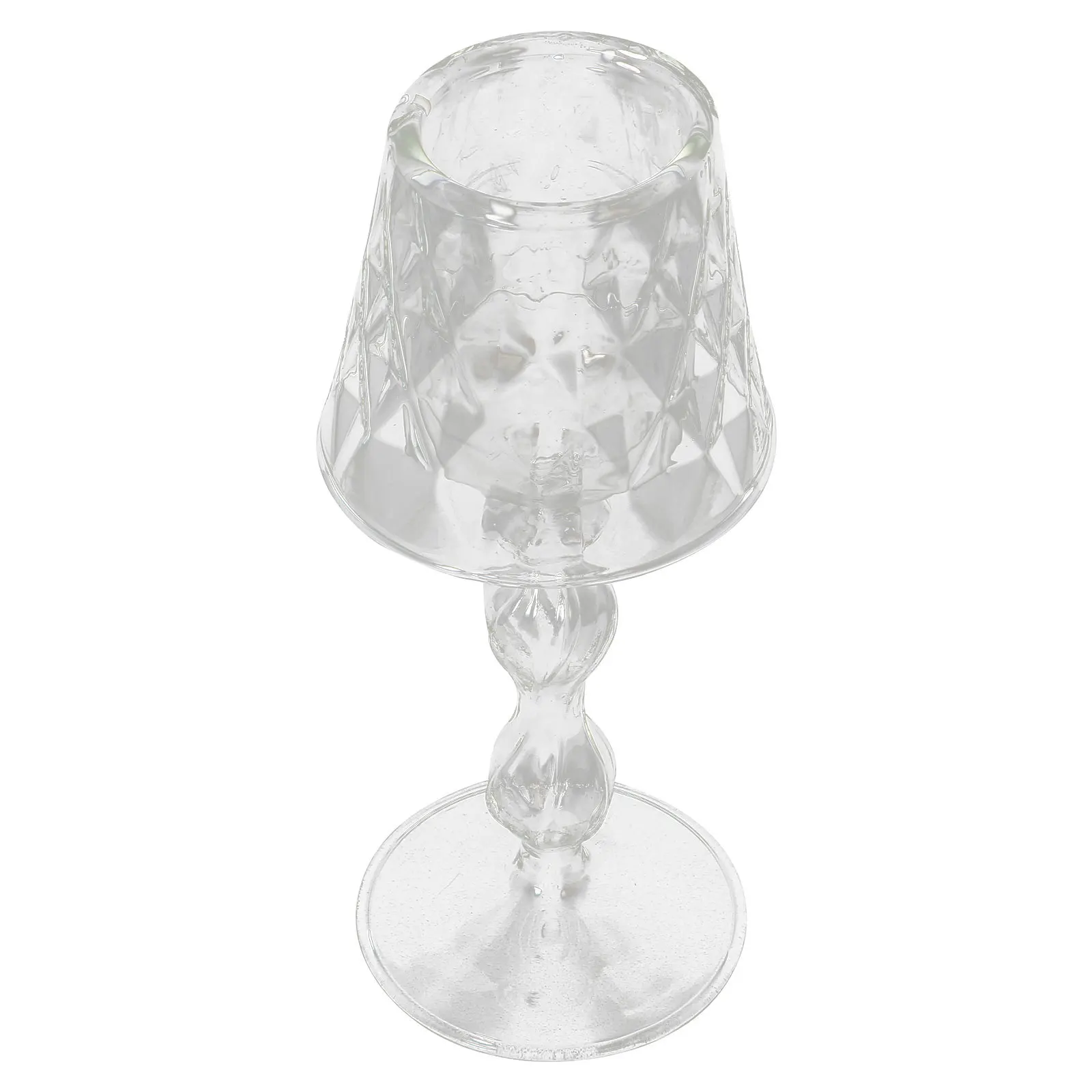 

Glass Stand Creative Artistic Candleholder for Home Office Bedroom Decorative Glass Holder Decorative Candleholder