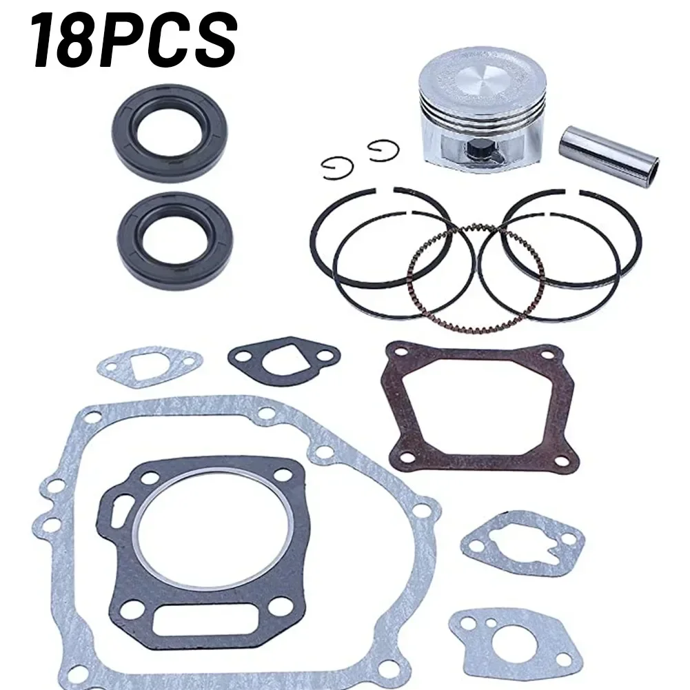 68mm Piston Rings Gasket Oil Seal Rebuild For Honda GX160 GX200 168F 5.5/6.5-HP 2-3.5kw 4-Stroke Gasoline Generator Trimmer Part