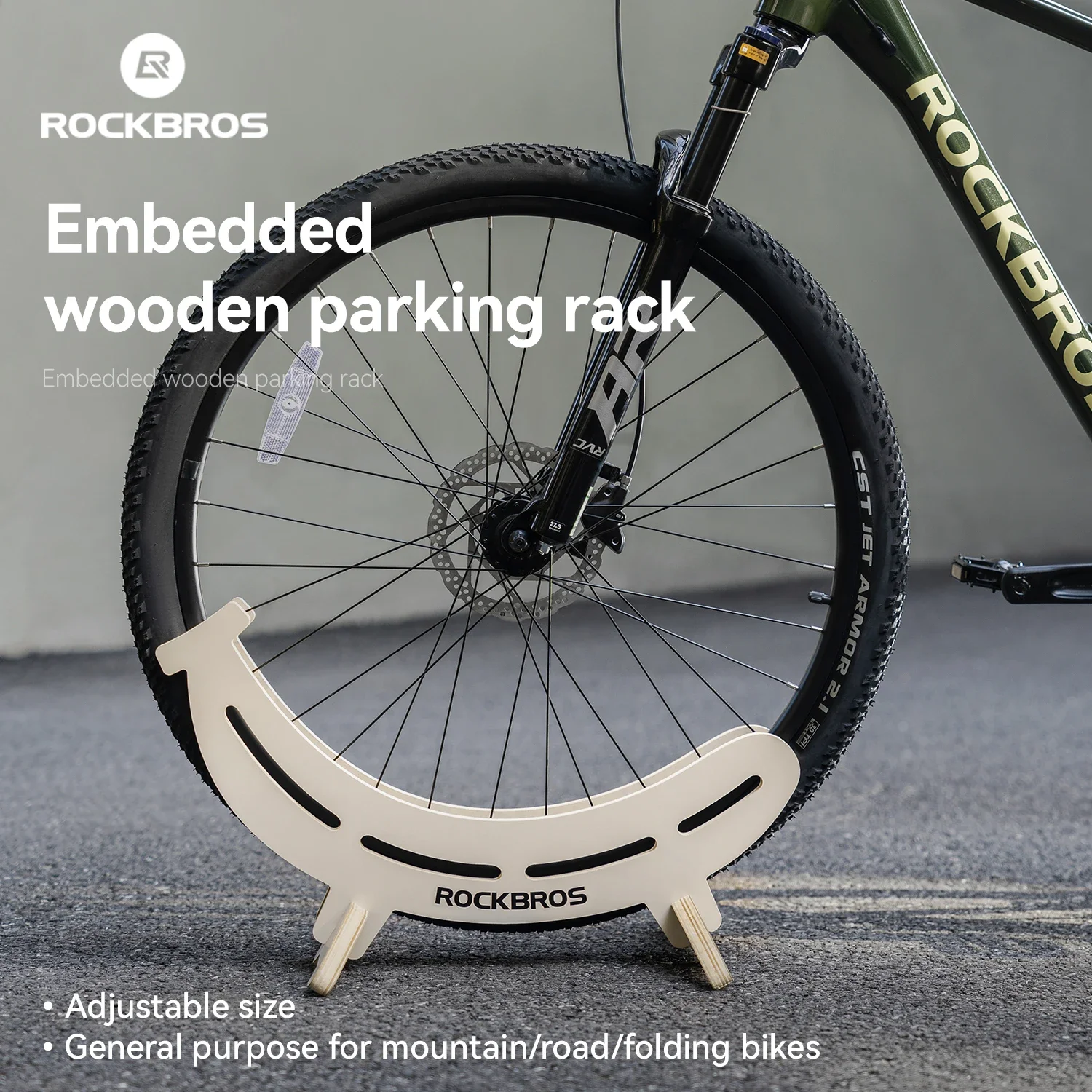 

ROCKBROS Bicycle Parking Rack Bike Display Indoor Garage Storage Stand Road Mountain Bike Rack Holder Cycling Accessories