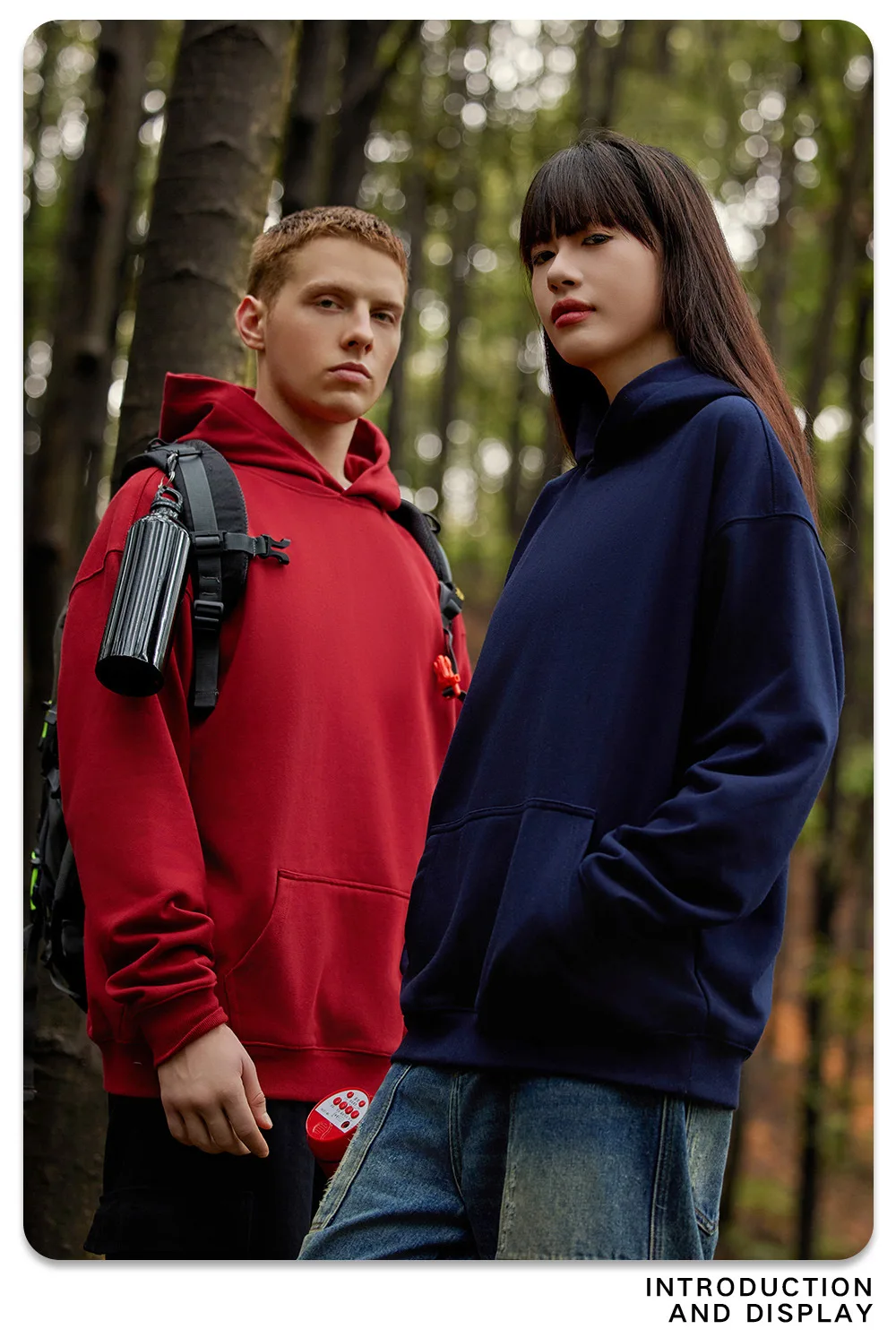 IEFB New Autumn Men's Sweatshirts Hooded Solid Color Lager Pocket Casual Thick Menswear Loose Pullover Male Hoodies 9W424