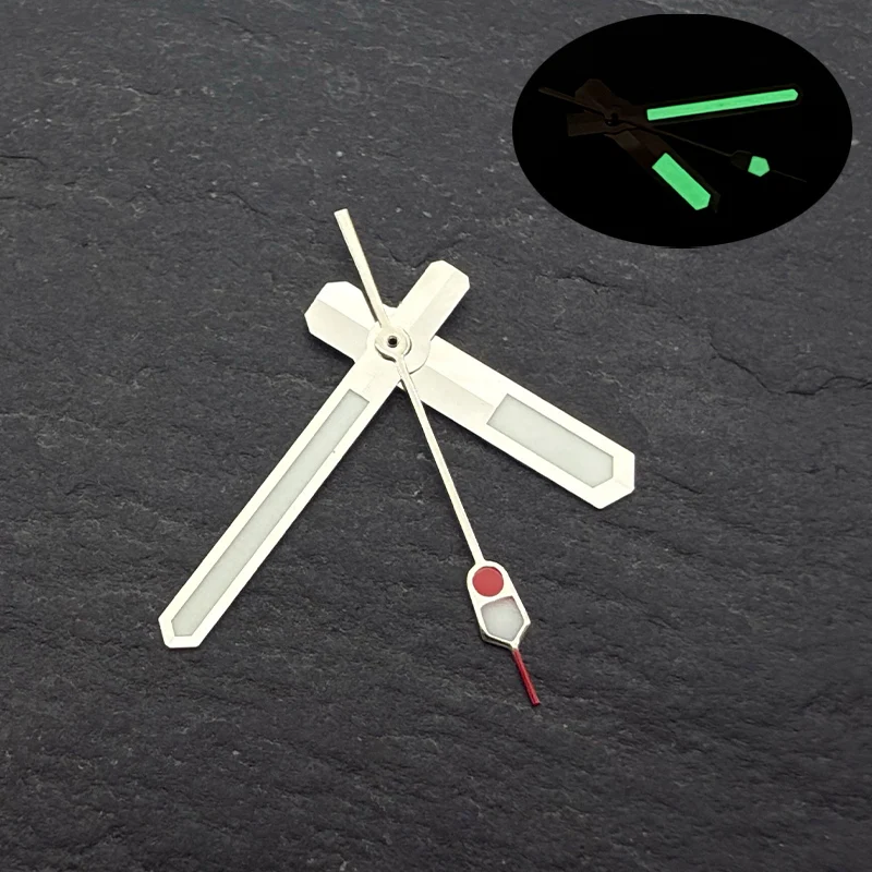 Mod Watch Hand 9*12.5*13mm Green Luminous Pointter Fits NH35 NH36 4R35 4R36 7S26 Watch Movement Mechanical Diver's Watch Parts