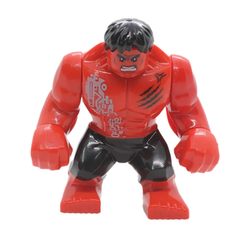 Marvel superhero anime character building blocks, Hulk Spider Man Venom Building blocks, action doll building block toys