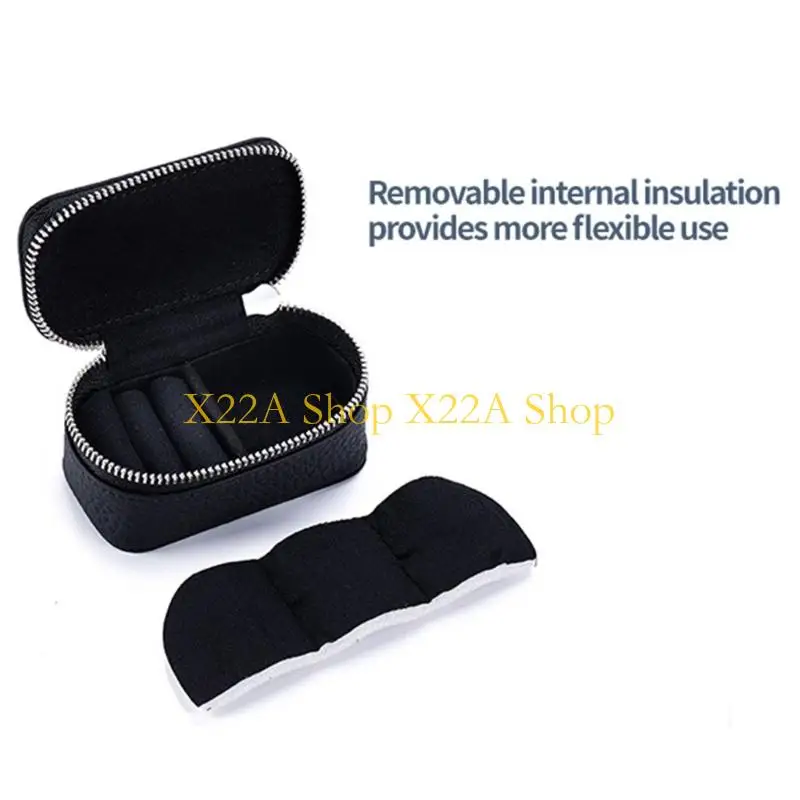 Unique Portable Jewelry Case Soft Lining Storage Container for Rings Necklaces Earrings