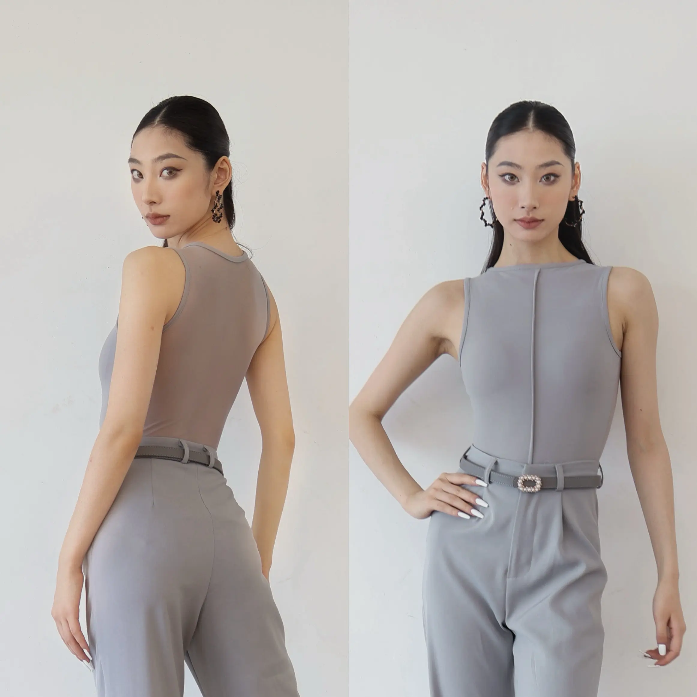 

2026 Female 4 Colors Top Adults Latin Dance Costumes For Women Sleeveless Mesh Top Samba Dance Training Practice Clothes DN23532