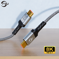 FSU 8K 4K HDMI Cable 48Gbps,Braided Cord-4K@120Hz 8K@60Hz, DTS:X, HDCP 2.2 & 2.3,HDR 10 Compatible with Roku TV/PS5/HDTV/Blu-ray