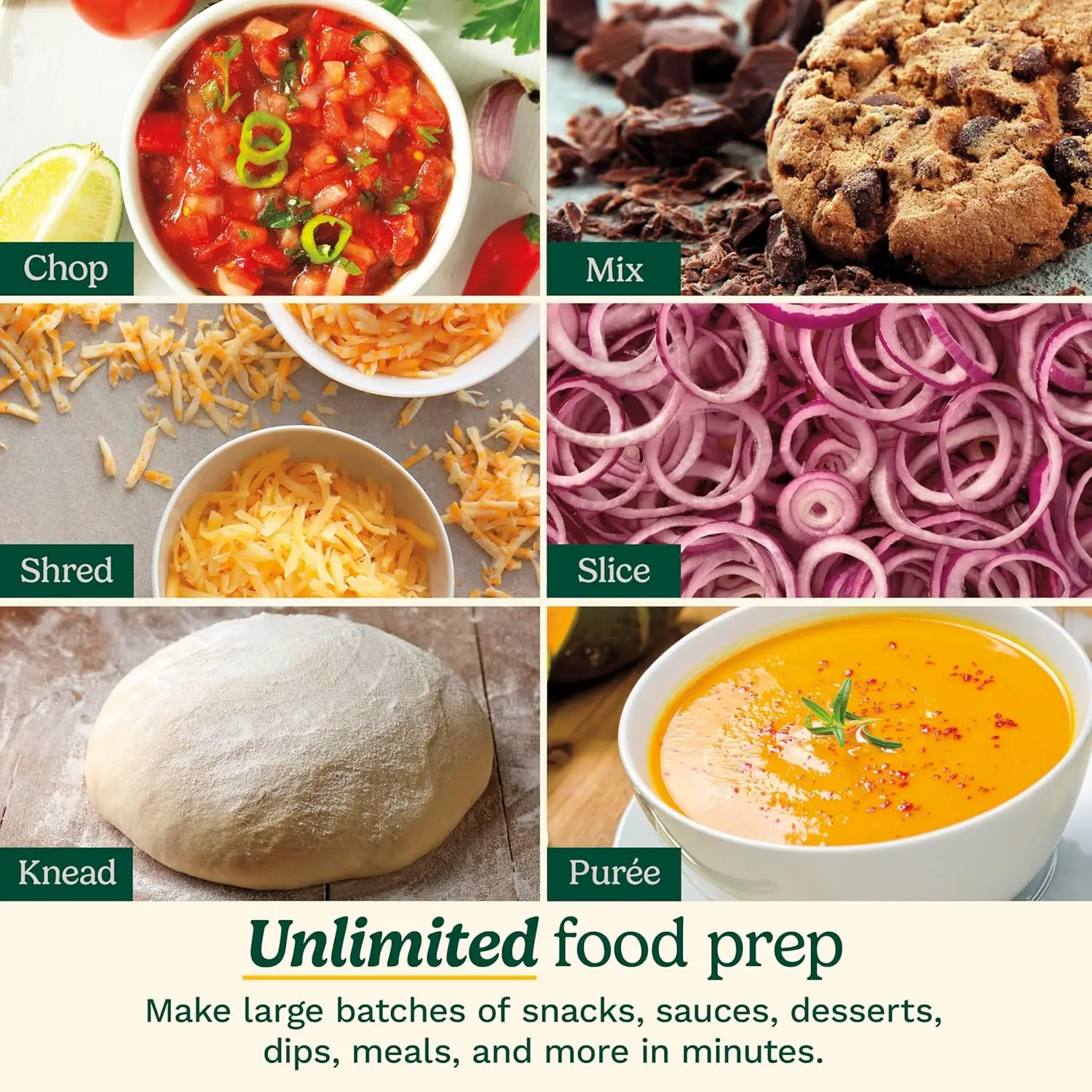 Processador Alimentos Multifuncional, Branco, FP-130, 13 Cup